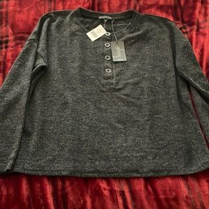 Gibson long sleeved knit top